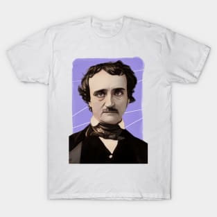 American Writer Edgar Allan Poe illustration T-Shirt